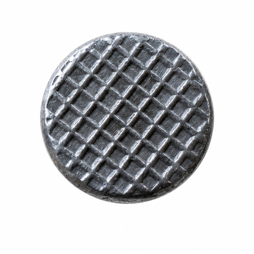 Checkered Head Coil Nail